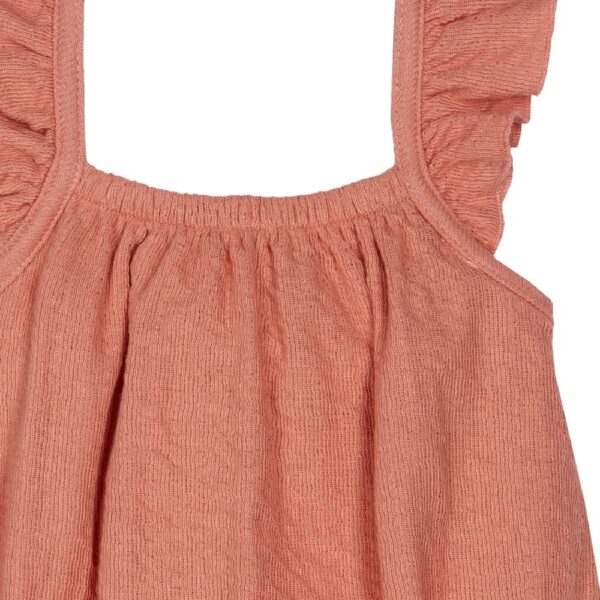 By Gerber Baby Girl Bubble Romper with Flutter Sleeves, Sizes 0/3 Months - 24 Months