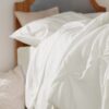 Dorm Bedding Twin Comforter Set - 5 Pieces Pintuck Bed in A Bag with Comforters, Sheets, Pillowcases & Shams