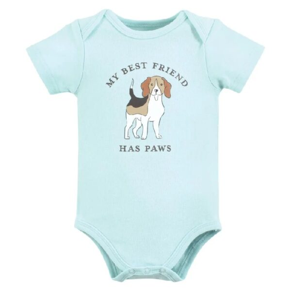Short Sleeve Bodysuits, 5-Pack, Newborn- 24 Months