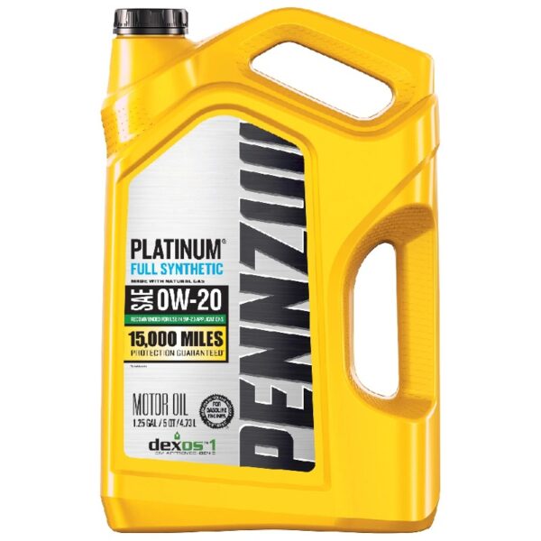 Platinum Full Synthetic 0W-20 Motor Oil, 5 Quart