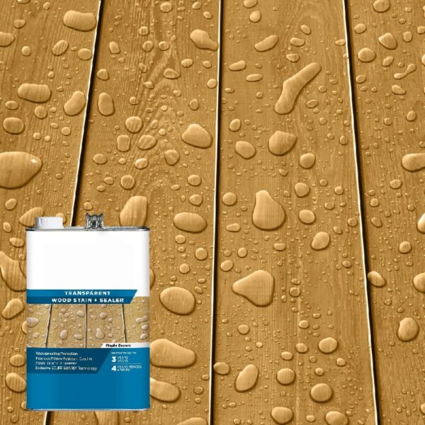 WaterGuard 1 Gallon Sequoia Red Transparent Wood Stain and Sealer