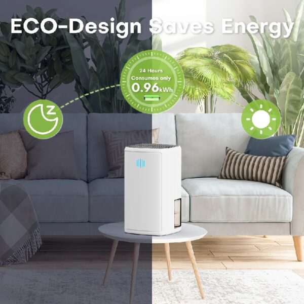 Dehumidifier for Home (280 sq. ft), 37Oz Water tank,Portable and Quiet with Auto Shut Off