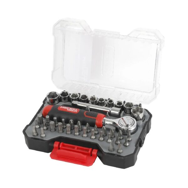 (2 pack) 40-Piece Socket and Bit Set in Click Fit Case