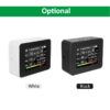 Air quality detector,PM2.5 PM1.0 PM10 13-in-1 Indoor Air Quality TVOC PM2.5 PM1.0 Humidity Temperature CO₂ TVOC PM2.5 Meter Offices 13-in-1 - Alarm Timer Temperature - Time Stopwatch - Alarm