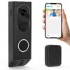 Smart Video Doorbell Camera (2.4G Wi-Fi) - with Industry Leading HD Camera, Smart Security, Night Vision and Alexa enabled , 2-Way Talk,Cloud Storage