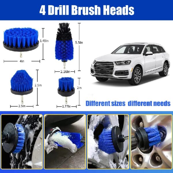 27Pcs Car Detailing Kit Interior Cleaner, Detailing Brushes Car Cleaning Kit for Wheel, Dashboard, Air Vent