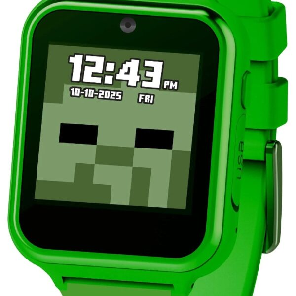 Sega Sonic The Hedgehog iTime Unisex Child Smart Watch with Silicone Strap and Blue Case 42mm