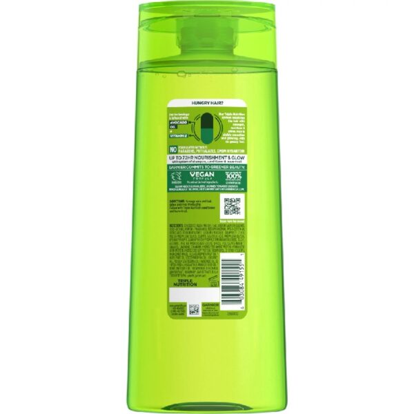 (4 pack) Garnier Triple Nutrition Nourishing Shampoo with Vitamin E, 33.8 fl oz