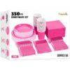Exquisite 350 Piece Easter Plastic Disposable Party Plates & Dinnerware Combo Set