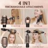 Hair Dryer Brush, Hot Air Brush, Blow Dryer Brush Tool Set Straightener/Dryer/Curling Plastic
