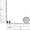 Gem Stone King 925 Sterling Silver Oval Cabochon White Simulated Opal Earrings for Women (2.10 Cttw, Oval 8X6MM)