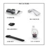 CleanSlate 4-Piece Car Interior Cleaning Tool Kit, Gray, AH84000