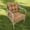 42” x 21” Hawaii Back Chair Outdoor Seating Cushions, Durable Polyester