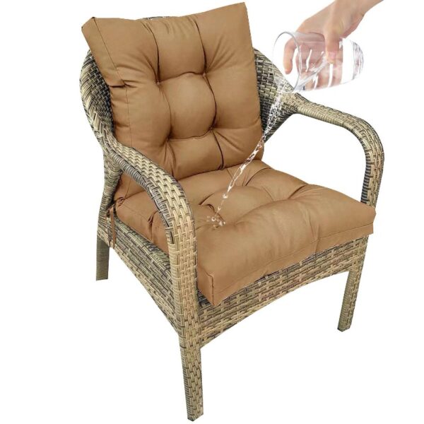 42” x 21” Hawaii Back Chair Outdoor Seating Cushions, Durable Polyester