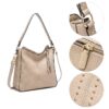 Hobo Bag for Women Crossbody Purse and Handbags Ladies Chic Shoulder Bags, Red