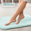 Nestl Set of 3 Absorbent Memory Foam Bath Mat Bathroom Rugs, Gray, Large 20