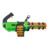 V-Twin Motorized Gatling Belt Blaster, Rotating Barrel, Full-Auto Foam Dart Belt Blaster, 30 Waffe Tip Darts Compatible with Most Standard Full-Length NERF Elite and XShot