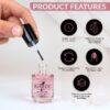 Cosmetics Rejuvacote 1 Nail Growth System - Original Maximum Strength Formula - Nail Strengthener and Nail Growth - Base and Top Coat - Pack of 3-0.45 fl. oz.