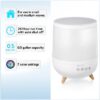 Cool Mist Ultrasonic Color Changing Humidifier & Diffuser, Filter-Free, 0.5 Gallon