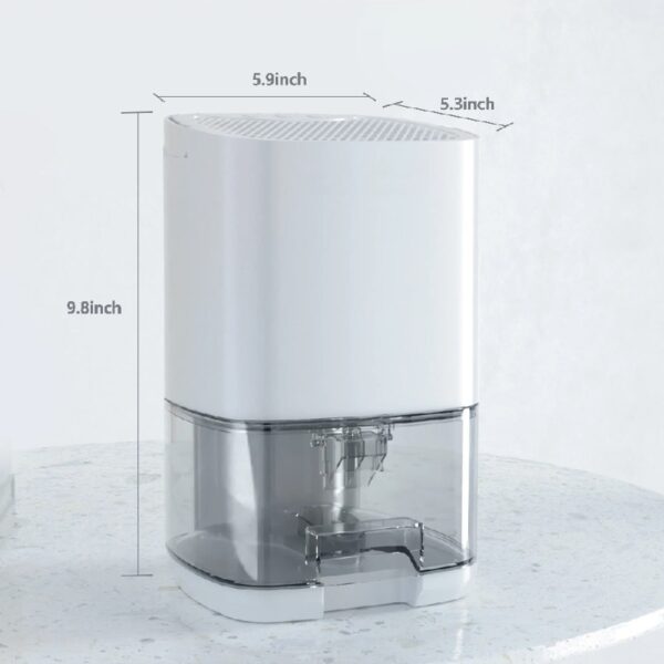 Dehumidifier 1000ML Ultra Quiet Portable Small Dehumidifiers for Home Bathroom Basements