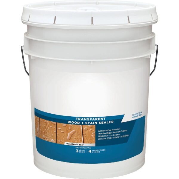 WaterGuard 1 Gallon Sequoia Red Transparent Wood Stain and Sealer