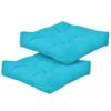 2 PCS 21'' x 21'' Patio Chair Seat Cushion Pads Indoor/Outdoor Turquoise