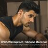 Bluetooth Wireless Earbuds, Comfortable Clip-On Bluetooth Earbuds, Open Ear Earbuds with Noise Cancellation, IPX5 Waterproof & Touch Control Wireless Headphones for Sport