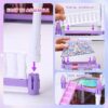Doll House for Girls, 5-Story 19 Rooms Huge Dollhouse Playset with LED Lights, 2 Dolls, Furnitures, Accessories, DIY Pretend Play House Toys Gifts for Kids, Pink