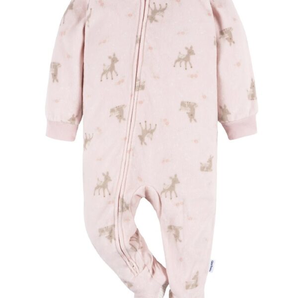 Baby and Toddler Neutral Microfleece Blanket Sleeper Pajamas, 3-Pack, Sizes 0/3M-5T