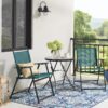 Mainstay Albany Lane 3 Piece Bistro Set, Teal