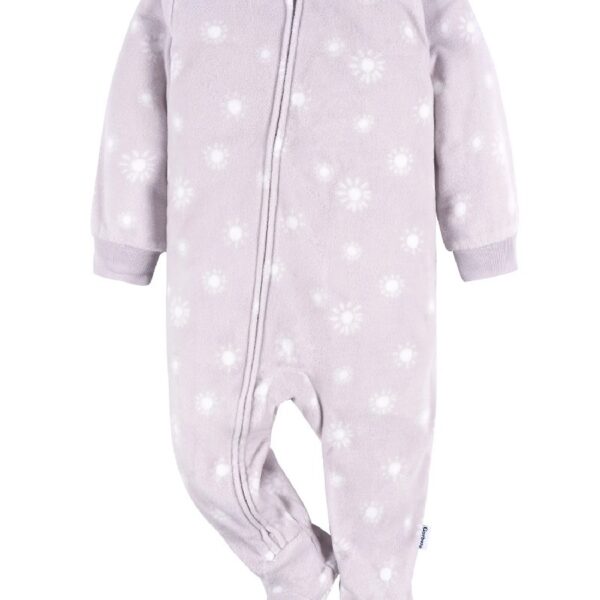 Baby and Toddler Neutral Microfleece Blanket Sleeper Pajamas, 3-Pack, Sizes 0/3M-5T