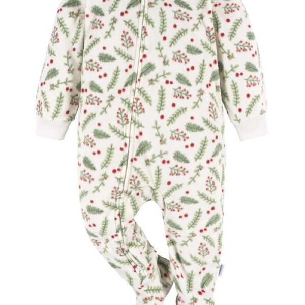 Baby and Toddler Neutral Microfleece Blanket Sleeper Pajamas, 3-Pack, Sizes 0/3M-5T