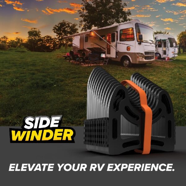 Sidewinder Camper RV Sewer Hose Support - Plastic, Multicolor, 15-Foot (43041)