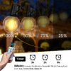 DAYBETTER G40 Outdoor String Lights, Remote Control, 50ft Waterproof Hanging Lights with 8 Lighting Modes, 25 LED Bulbs, for Outside