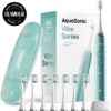 Black Series Electric Toothbrush - Rechargeable, 4 Modes, Travel Case, 8 Brush Heads