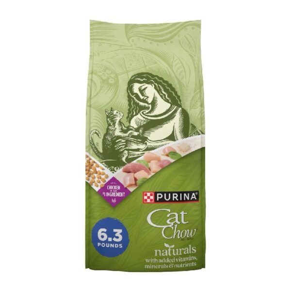 Purina Cat Chow Naturals, Indoor Dry Cat Food, Chicken & Turkey, 18 lb Bag