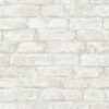 White Portsmouth Brick Vinyl Peel and Stick Wallpaper, 20.8 in x 18 ft, 31.2 Sq. ft.