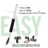 Long Handle Toenail Clippers 4mm Jaw Opening for Seniors Thick Toenails, 20