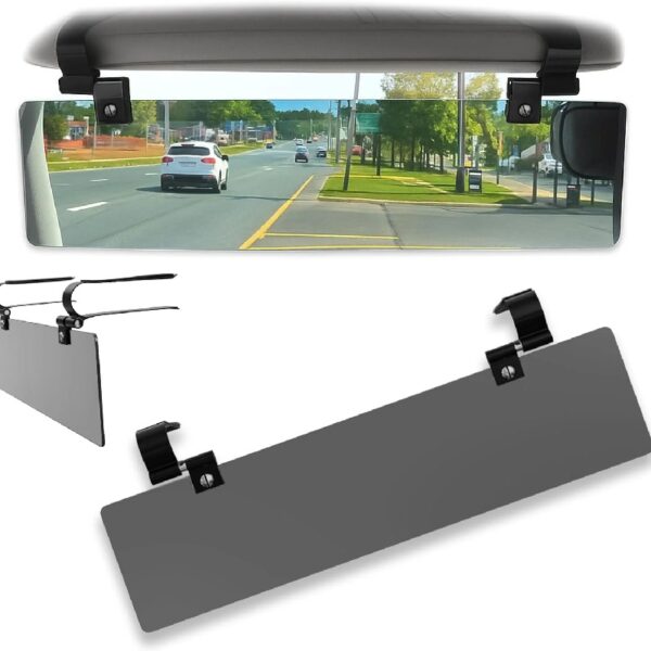 Gray Polarized Sun Visor Extender – Universal Car Visor Attachment 14
