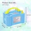 Growsun Balloon Pump Electric 110V 600W Balloon Garland Arch Kit Air Blower Inflator for Party Balloons Decoration Baby Shower Tape Strip Include