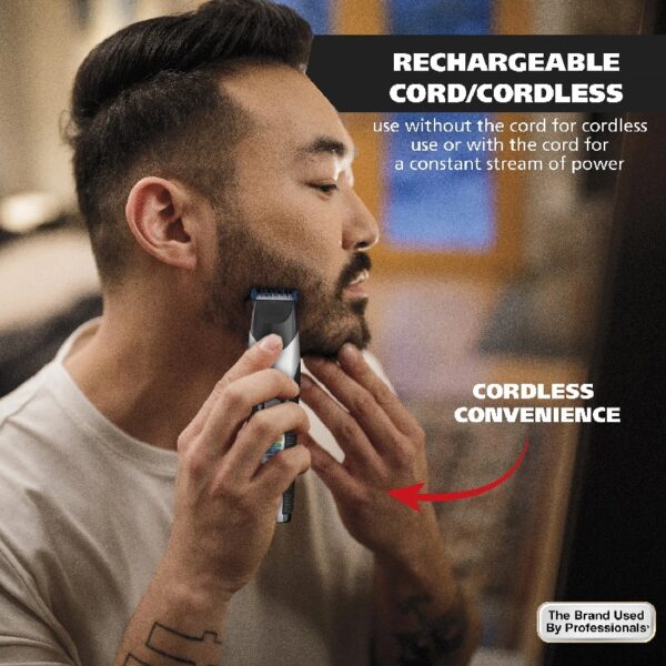 Color Pro Cord/Cordless Rechargeable Hair, Beard Trimmer for Men - 9891-100