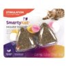 (3 pack) SmartyKat Mousy Mayhem 2-Piece Compressed Catnip Mice Cat Toys, Pink & Orange
