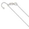 Auriga Fine Jewelry 925 Sterling Silver Adjustable Chain Necklace 20inch for Women