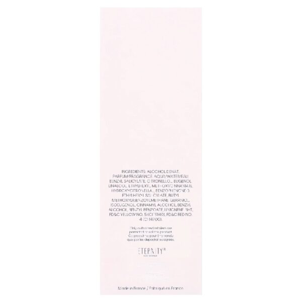 Eternity, Eau de Parfum, Perfume for Women, 3.4 Oz