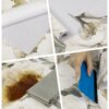 Beige Floral Contact Wallpaper 17.7 in x 236 in Peel and Stick Wallpaper Self-adhesive Removable Wall Paper for Home Decor Bedroom Livingroom Kitchen Wall Fabric and Furniture Renovation