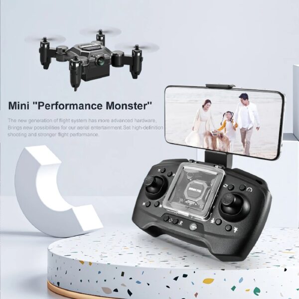 4K Foldable Mini Drone for Kids, Drone with Camera, Portable RC Quadcopter with Altitude Hold 3D Flips and Headless Mode Easy to Fly