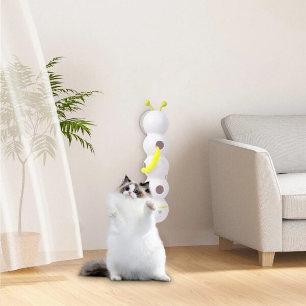Aodebiao Cat Toy, 2025 Upgraded Caterpillar Smart Cat Toy, Smart Motion Cat Toys with Worm Design, Interactive Caterpillar Cat Toys, Promotes Exercise & Mental Stimulation