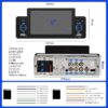 5 Inch Car Radio Single Din Car Stereo CarPlay Android Auto Bluetooth Mirror Link