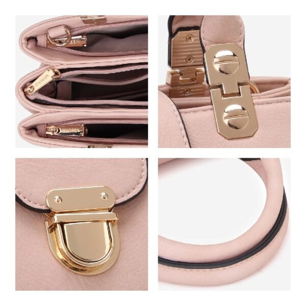 Women Satchel Handbags Top Handle Purse Medium Tote Bag Vegan Leather Shoulder Bag