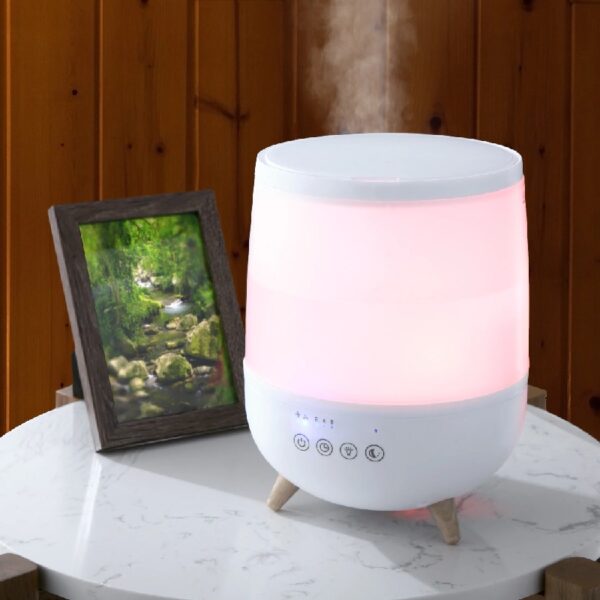Cool Mist Ultrasonic Color Changing Humidifier & Diffuser, Filter-Free, 0.5 Gallon